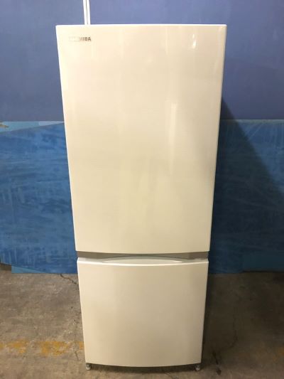 足立区でTOSHIBA 冷蔵庫 GR-M15BS 2018年製と洗濯機を買い取りしました。