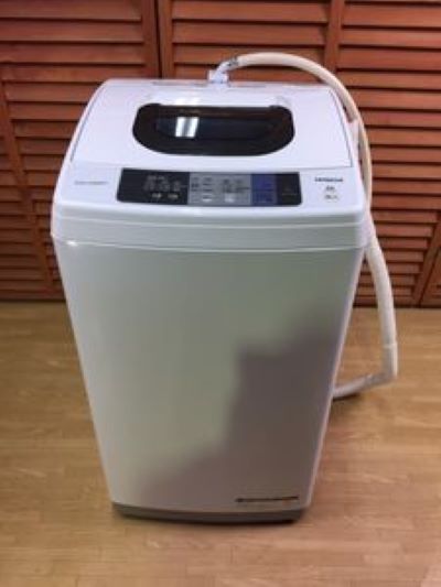 品川区でHITACHI NW-50A W 洗濯機 2017年製と冷蔵庫を買い取りました。