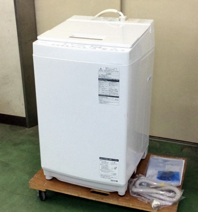 日高市で TOSHIBA 洗濯機 AW-8D6 2018年製と冷蔵庫を買い取りました。