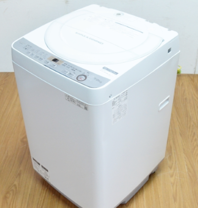 さいたま市で SHARP 洗濯機 ES-GE7C 2019年製と掃除機を買い取りました。