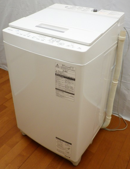 松戸市で TOSHIBA AW-8D7 ZABOON 洗濯機 2018年製と冷蔵庫を買い取りました。